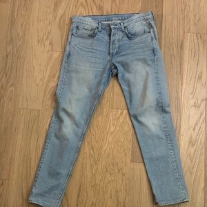 rag & bone Men's Light Blue Slim Jeans